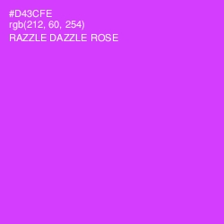 #D43CFE - Razzle Dazzle Rose Color Image